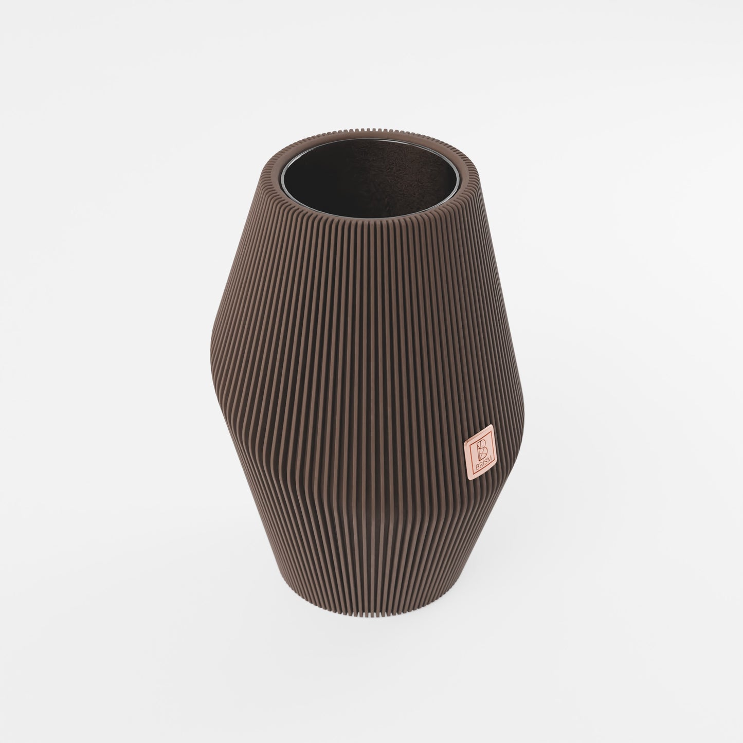 Produktfoto_Vase_Enfolded_2__Dunkelbraun