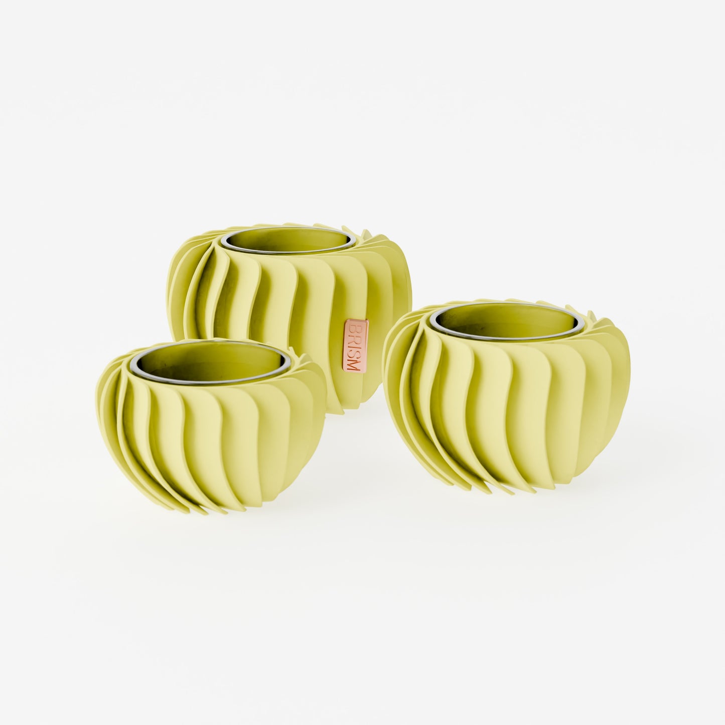 Teelichter_Dune_1__Zitronengelb