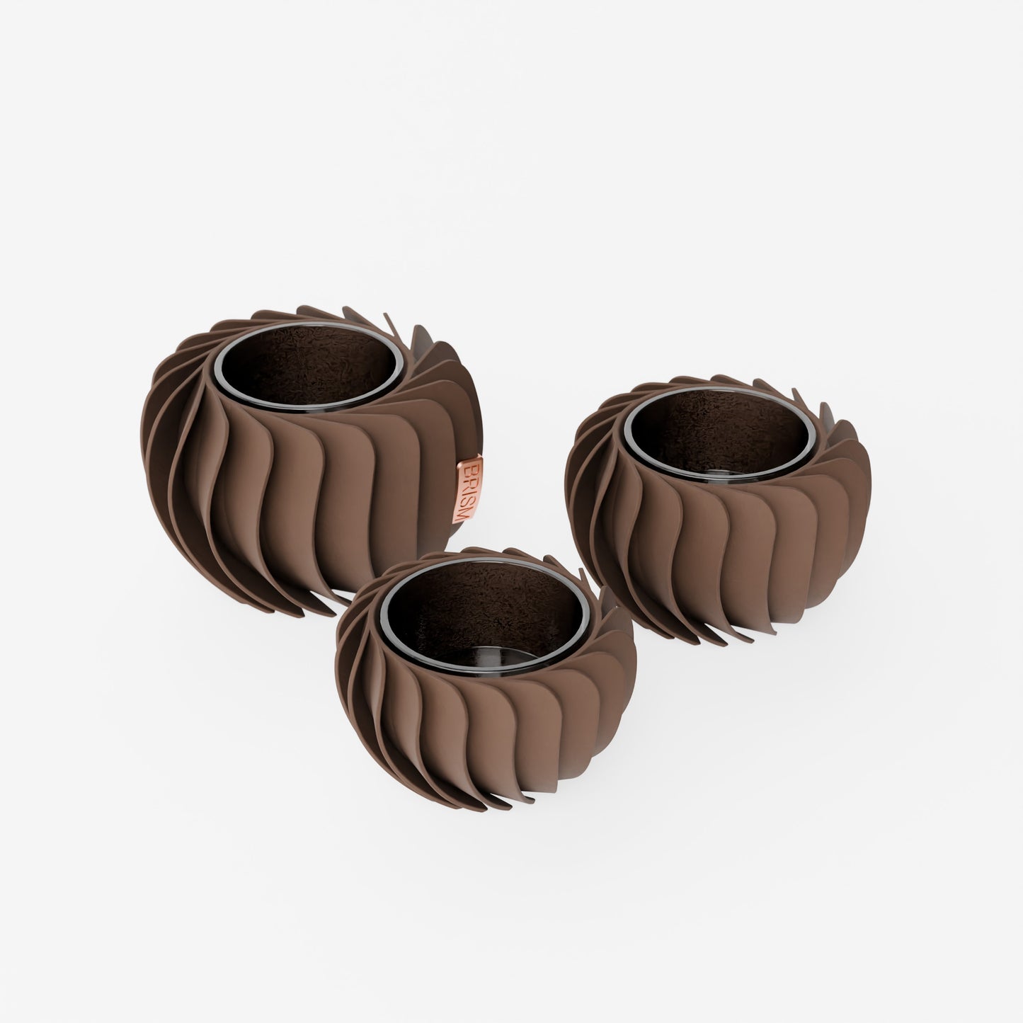 Teelichter_Dune_2__Dunkelbraun