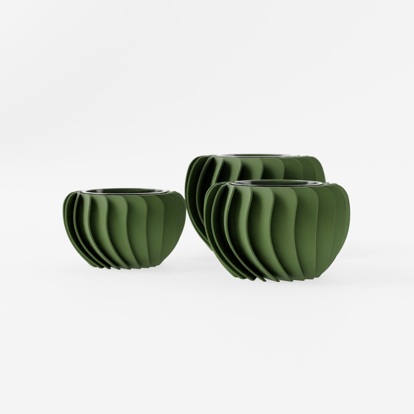 Teelichter_Dune_3__Dunkelgruen