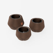 Teelichter_Enfolded_2__Dunkelbraun