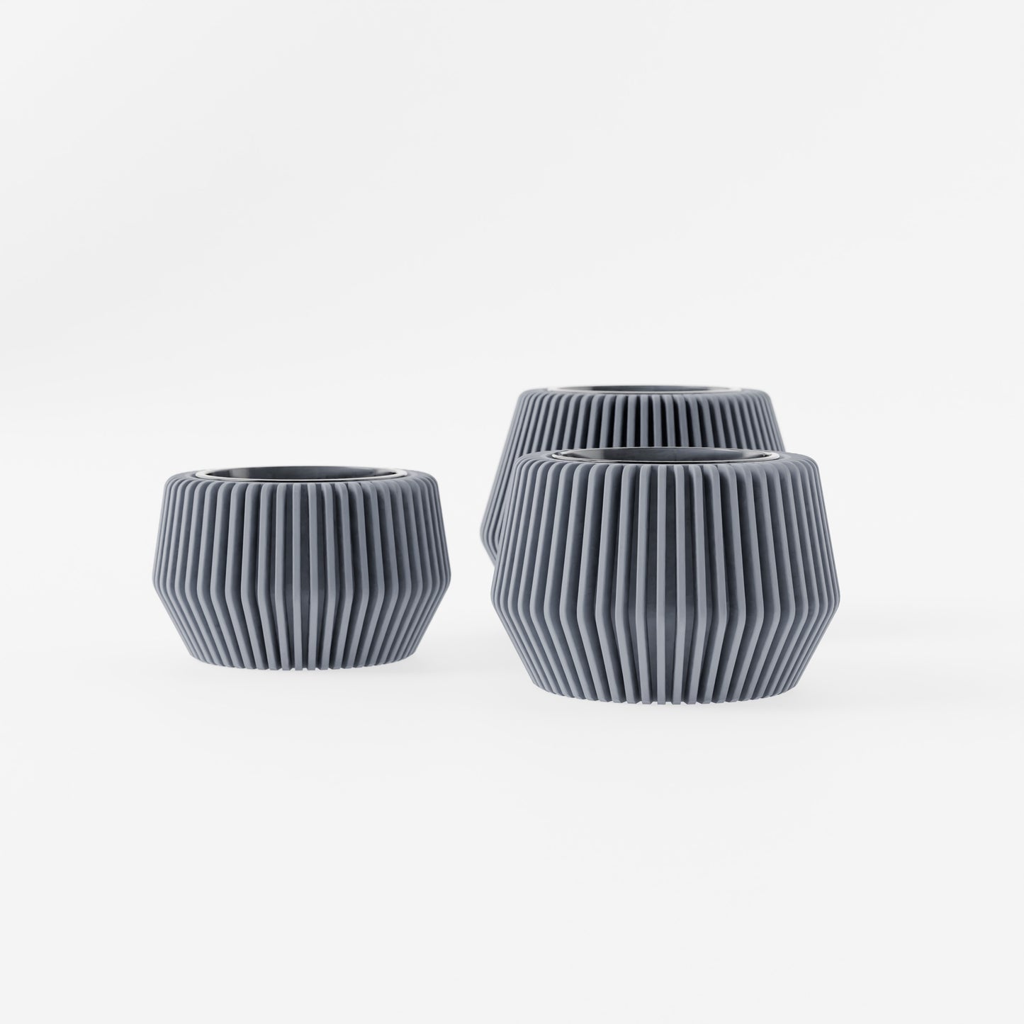 Teelichter_Enfolded_3__Aschgrau