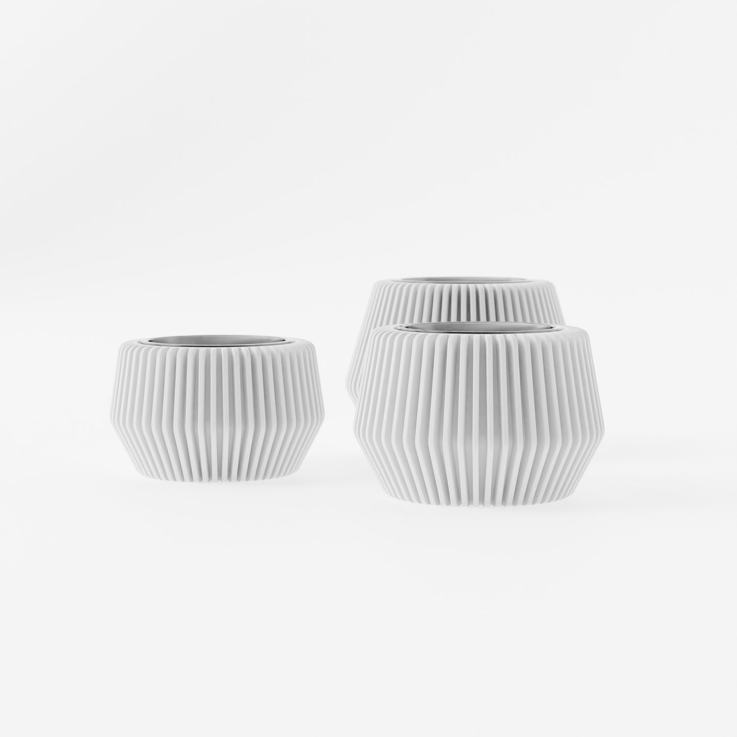 Teelichter_Enfolded_3__Elfenbeinweiss