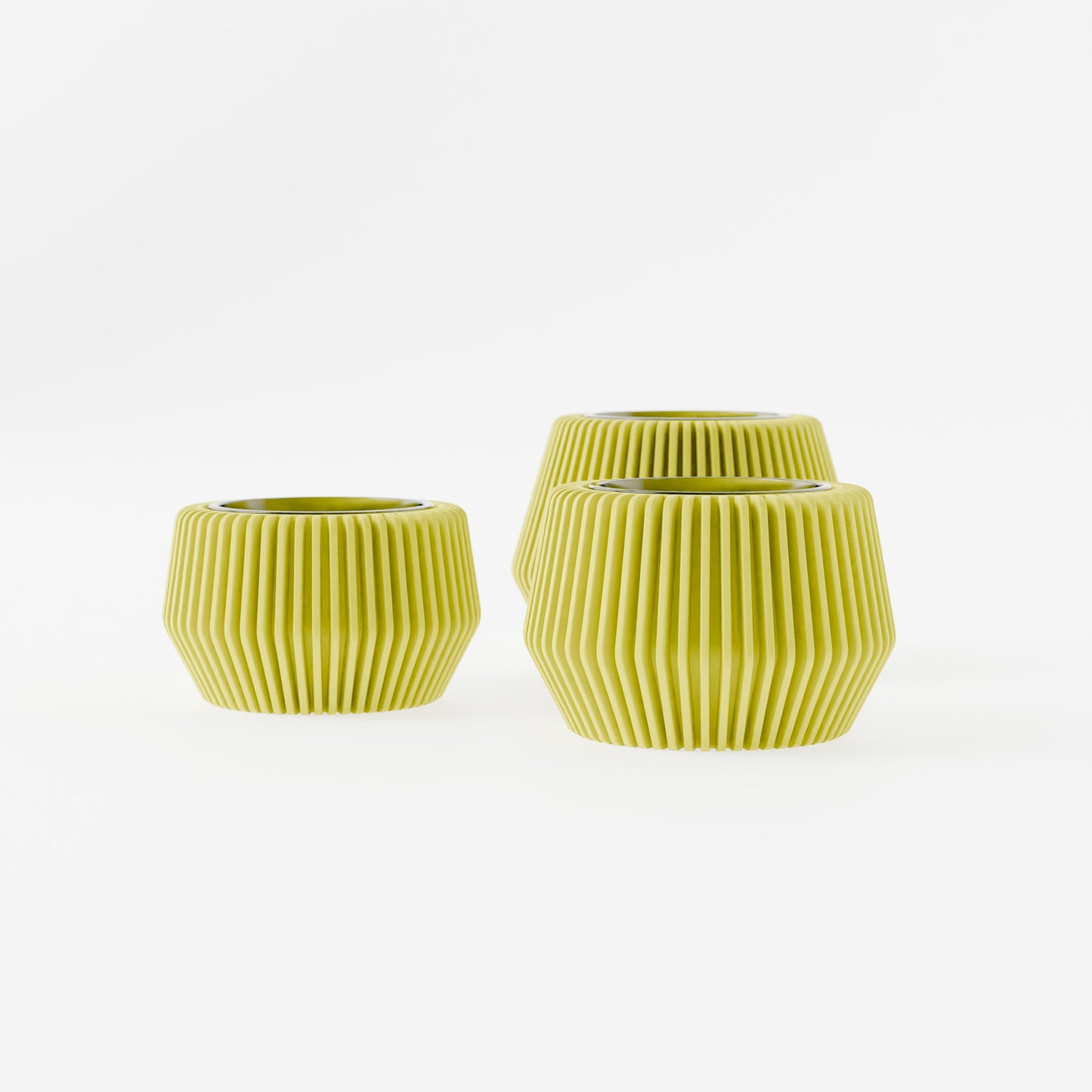 Teelichter_Enfolded_3__Zitronengelb