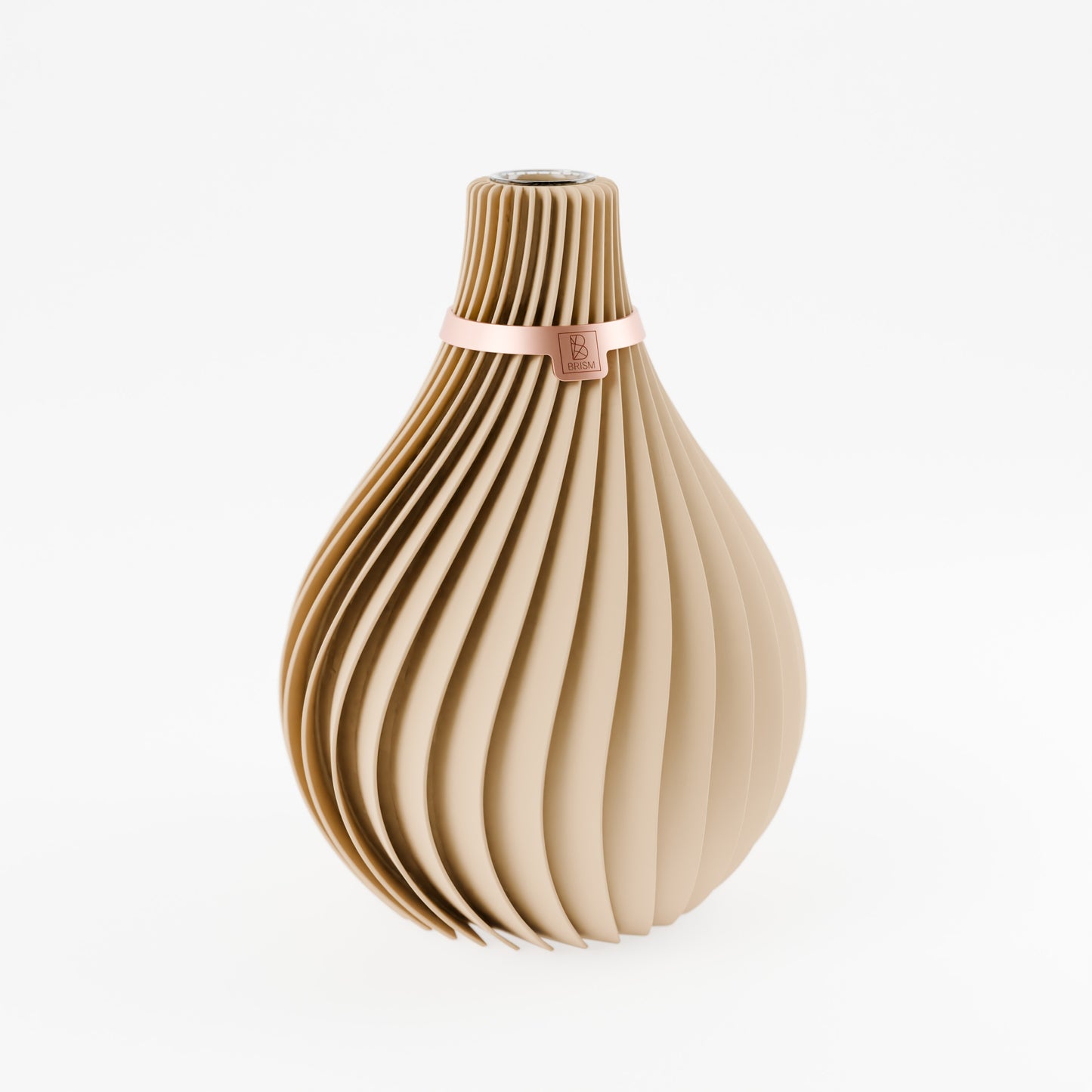 Vase_Dune_1__Lattebraun