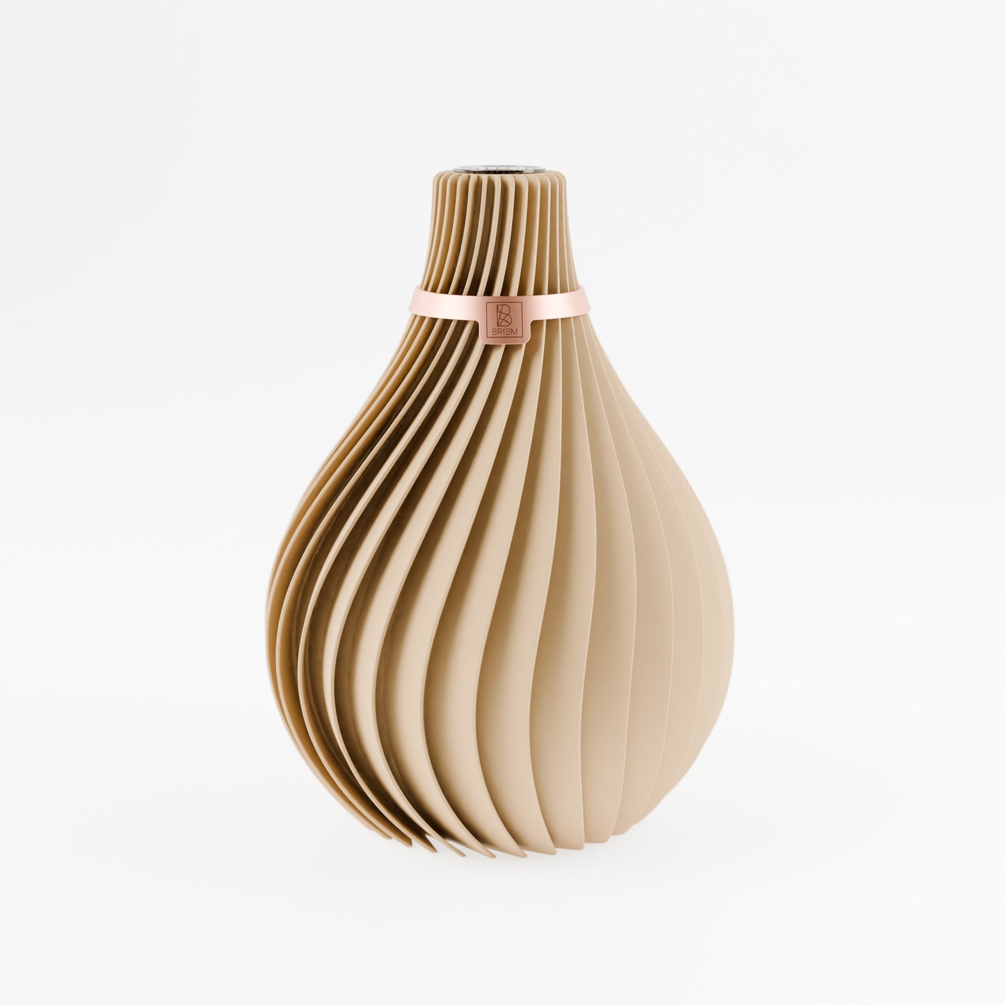 Vase_Dune_3__Lattebraun
