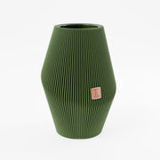 Vase_Enfolded_1__Dunkelgruen