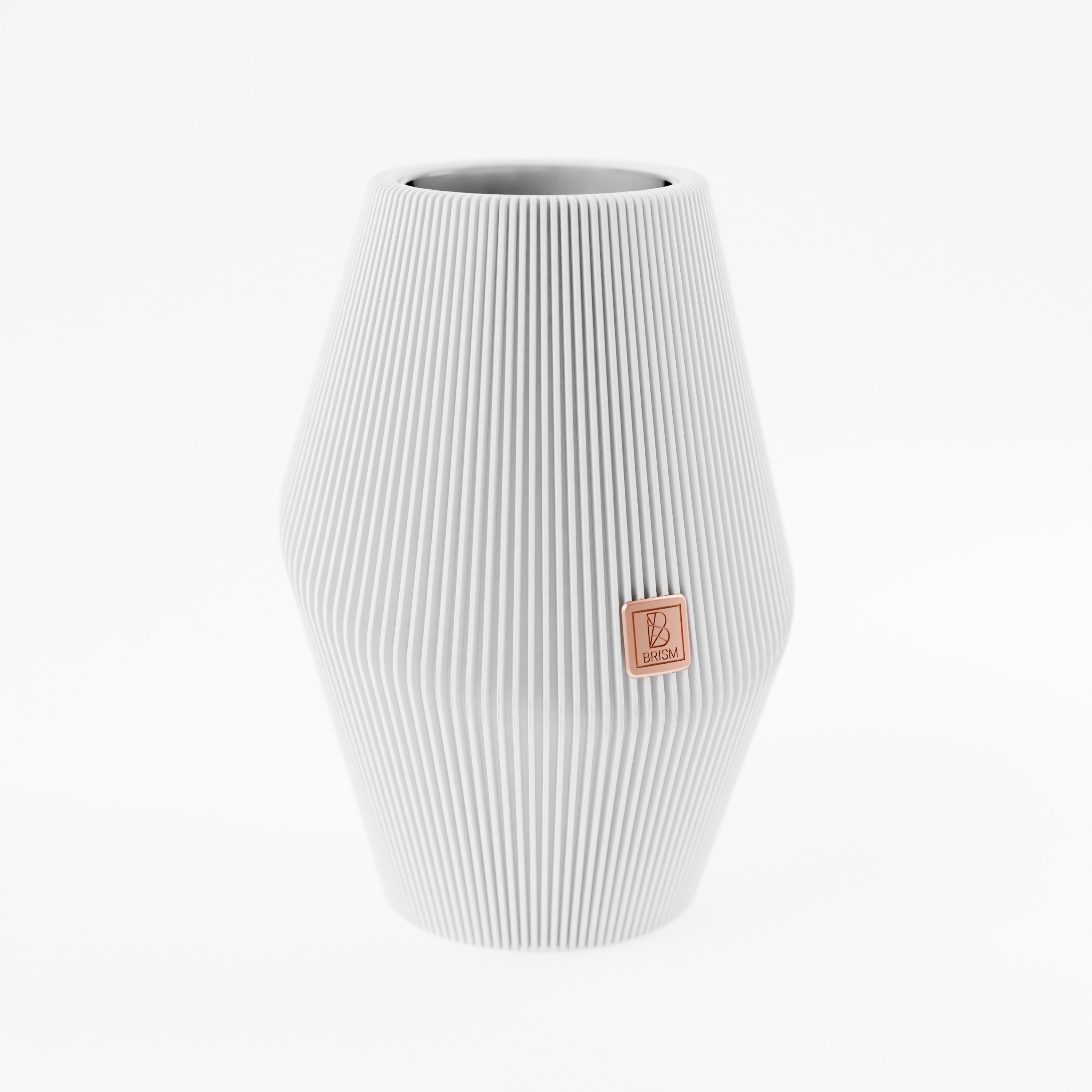 Vase_Enfolded_1__Elfenbeinweiss