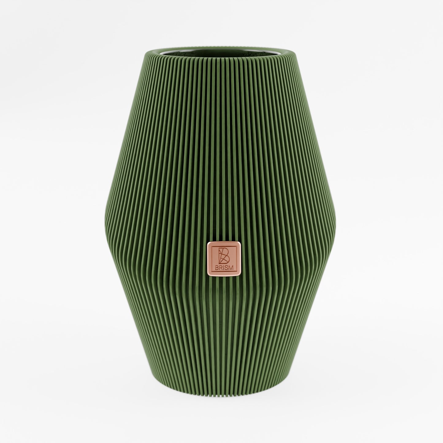 Vase_Enfolded_2__Dunkelgruen