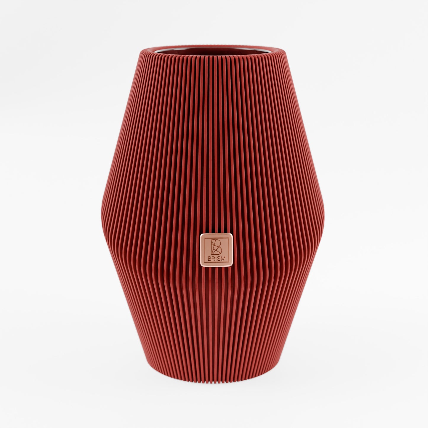 Vase_Enfolded_2__Dunkelrot