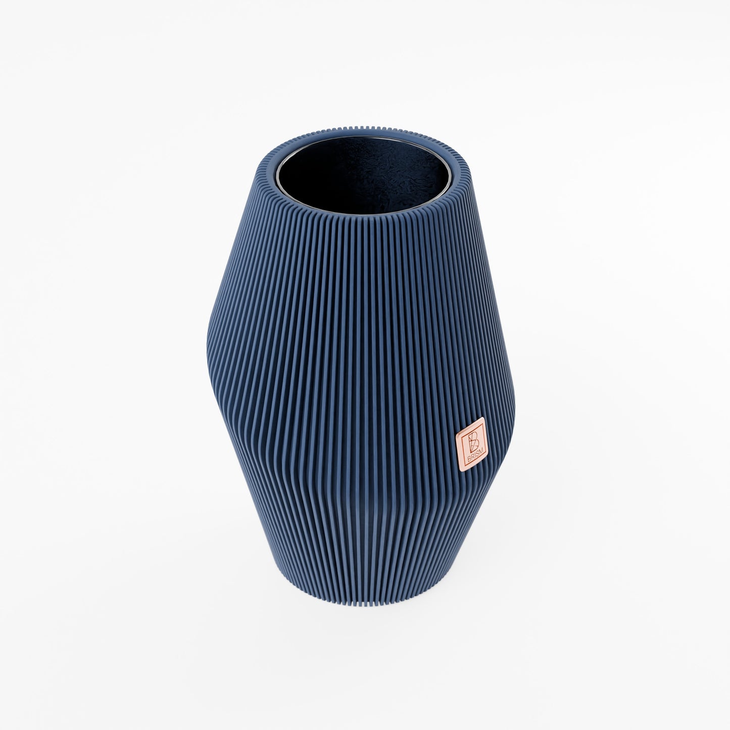 Vase_Enfolded_3__Dunkelblau